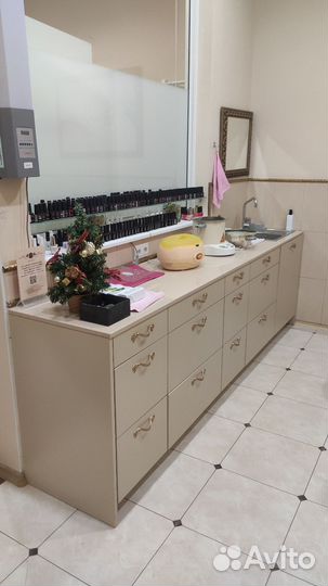 Кухня приставная с мойкой