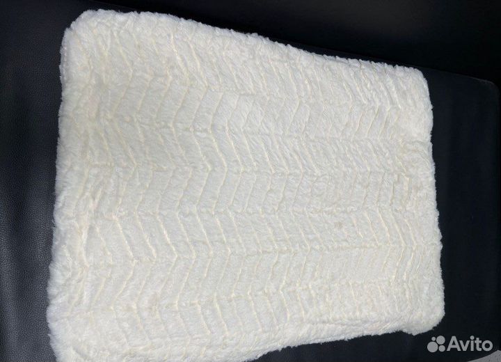 Плед меховой кролик узор