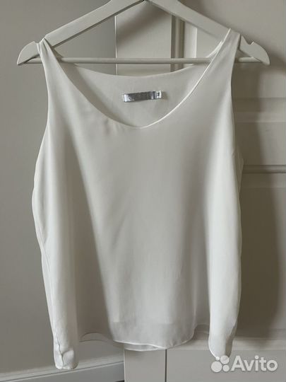 Топ белый размер 46