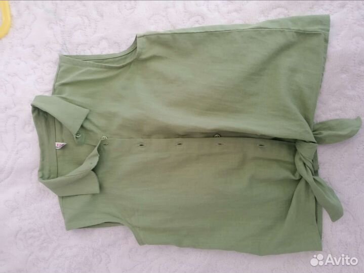 Рубашка летняя на девочку 140