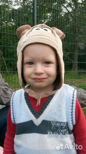 Прикольная шапочка весна на обхват головы 48 -50