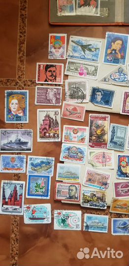 Марки СССР, альбом с марками