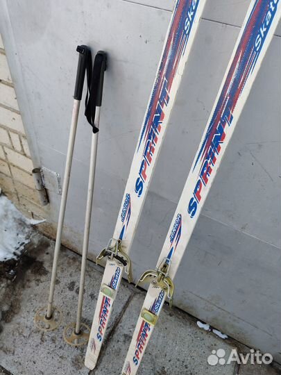 Лыжи с палками