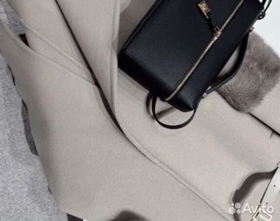 Кашемировое пальто с мехом от Loro Piana FAL4512