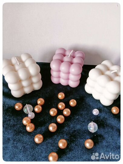 Свеча Куб Бабл