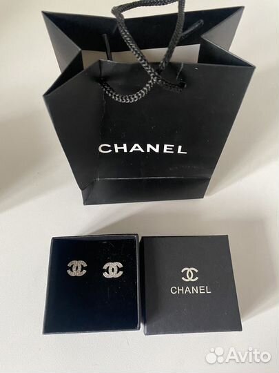 Серьги chanel