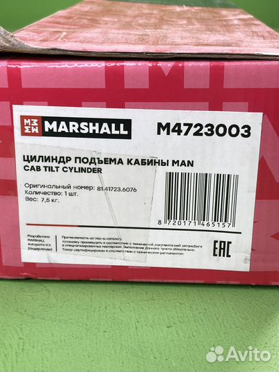 Цилиндр подъема кабины \MAN F90 M4723003