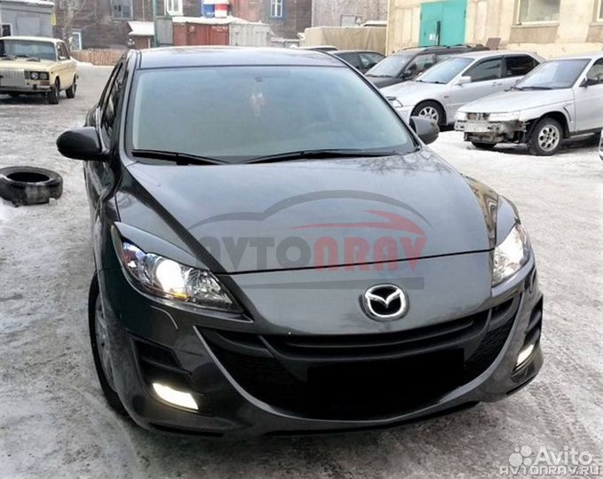 Реснички GT на фары для Mazda 3BL