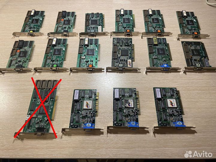 Ретро видеокарты PCI