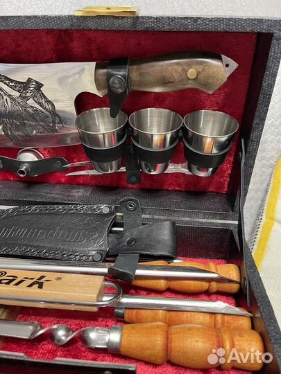 Набор для пикника в чемодане