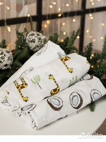 Муслиновые пеленки новые