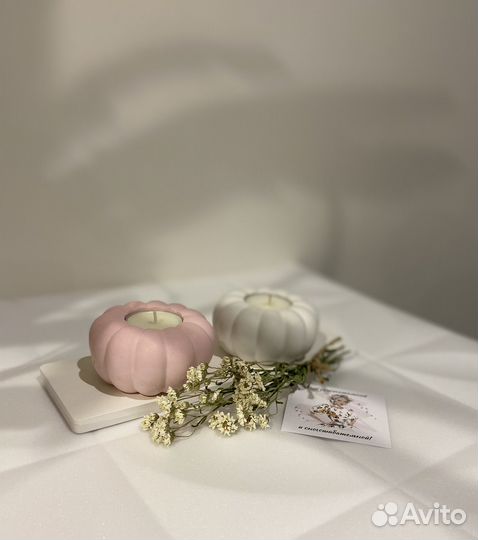 Подсвечники тыквы Хэллуин, подарочный набор