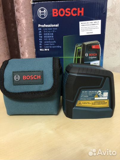 Лазерный уровень bosch gll 30 g