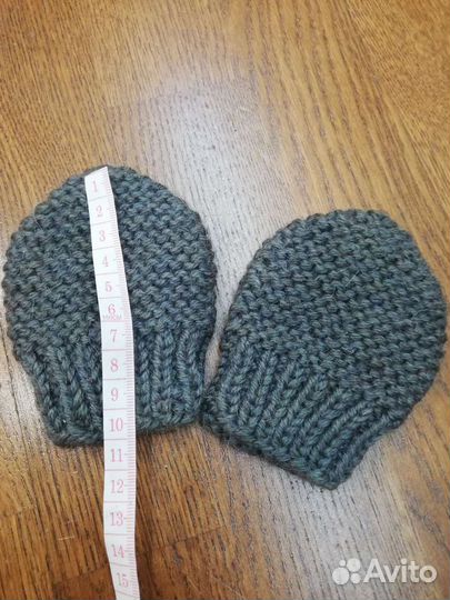 Варежки для новорожденных