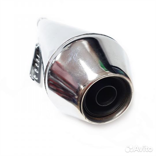 Универсальный прямоточный глушитель 515*96mm