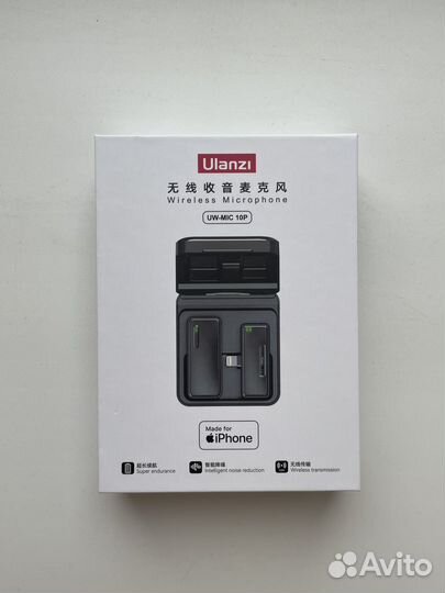 Петличный микрофон для iPhone Ulanzi uw-mic 10p