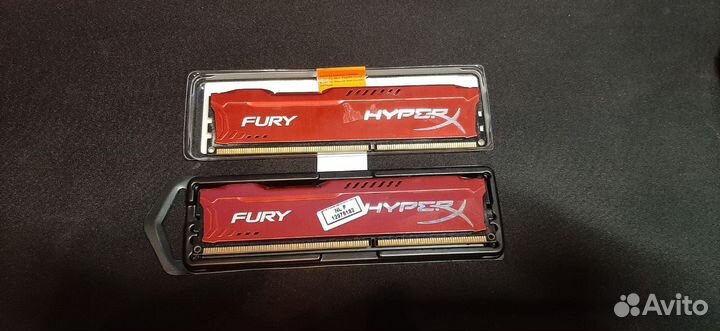 Оперативная память HyperX fury ddr3 8 gb (2х4 gb)