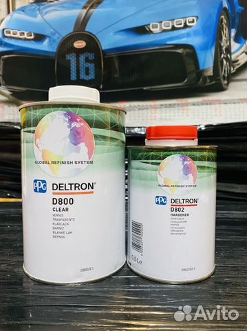 Акрил-уретановый лак PPG Deltron D800 Clear MS 2+1 купить в Видном | Авито