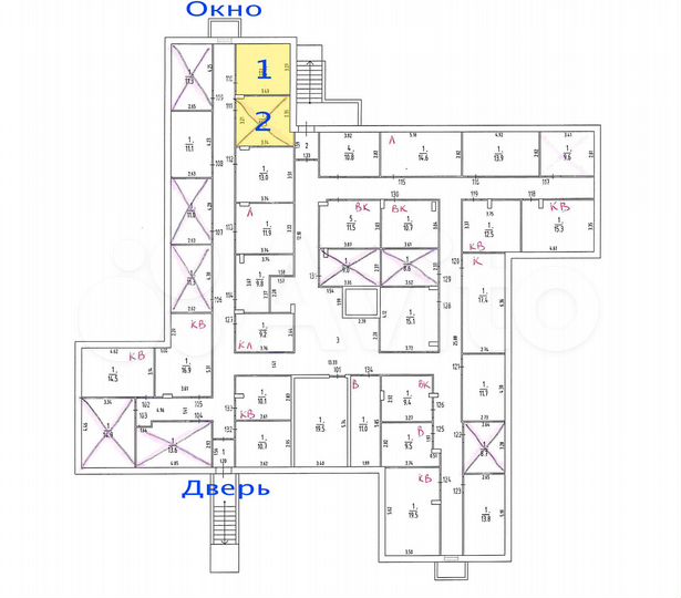 Склады (Помещения ) с арендаторами, 23 м²