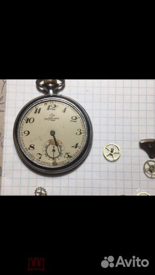Ось баланса часы Кировские, 2 часовой. маяк, Агат