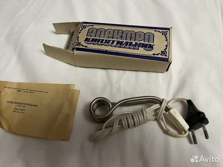 Электрокипятильник СССР новый