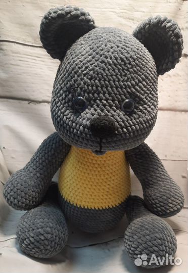 Вязаный медведь Топтыжкин
