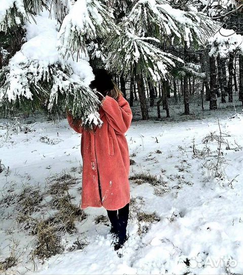 Пальто зимнее тедди