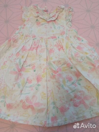 Платья 9-12 мес 74-80 Next, George пакетом