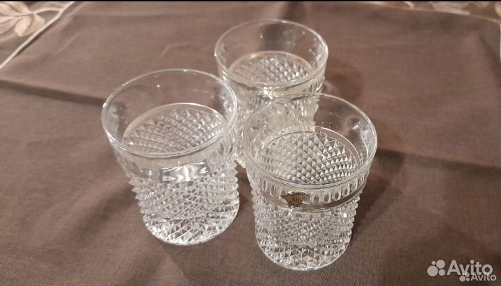 Хрустальные бокалы Чехословакия