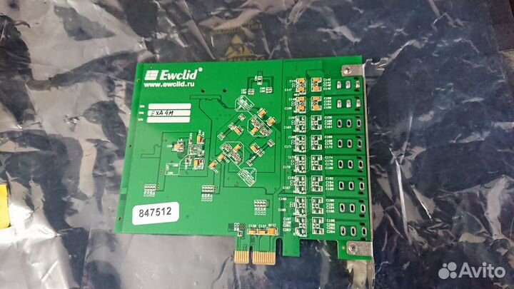 Плата аудиоввода Ewclid EX A-4M видеонаблюдение