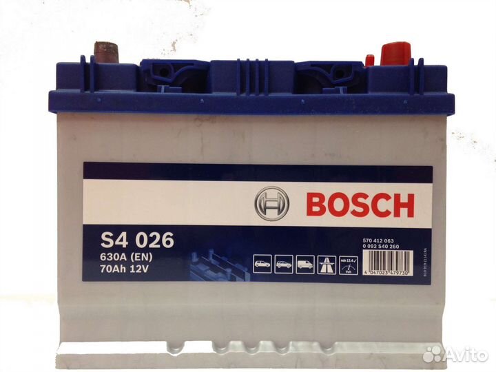 Аккумулятор Bosch S4 Asia 026 570 412 063