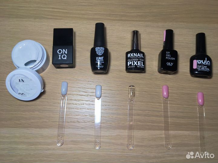 Гель-лаки, моделирующий гель, полигель, топ