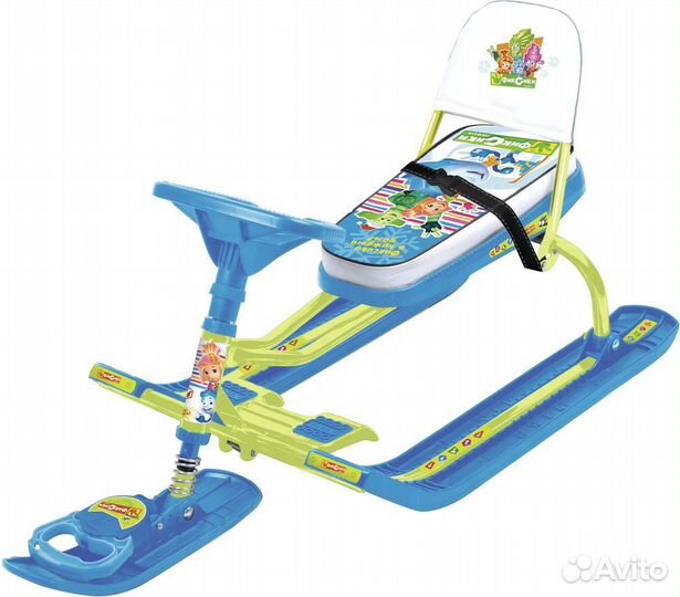 Снегокат,санки на лыжах новые Nika