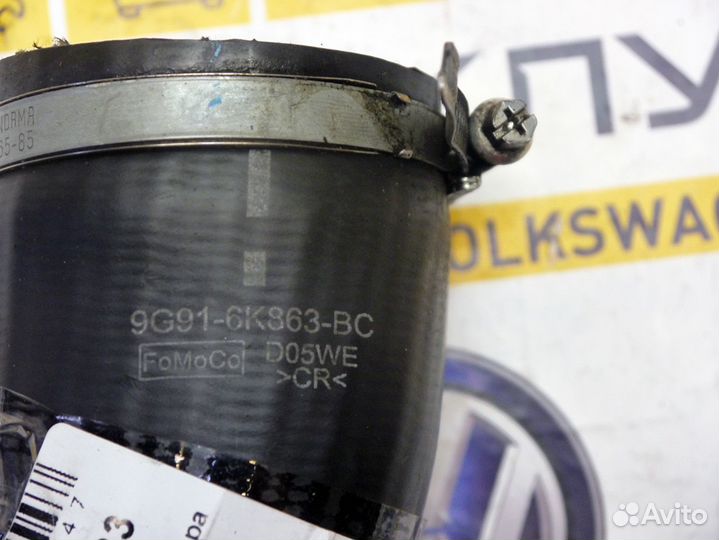 Патрубок интеркулера Вольво XC60 S60 2.0T 31319433