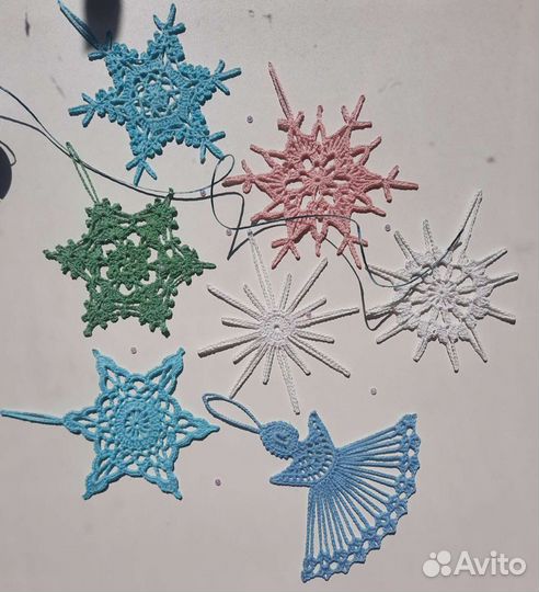 Снежинки на елку (игрушки)