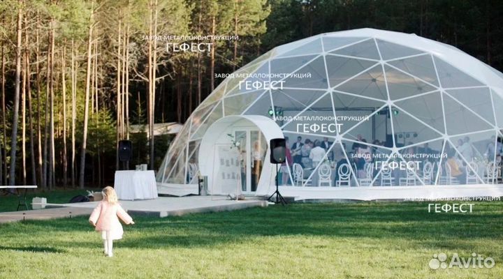 Шатер для банкетного зала диаметр 12 м