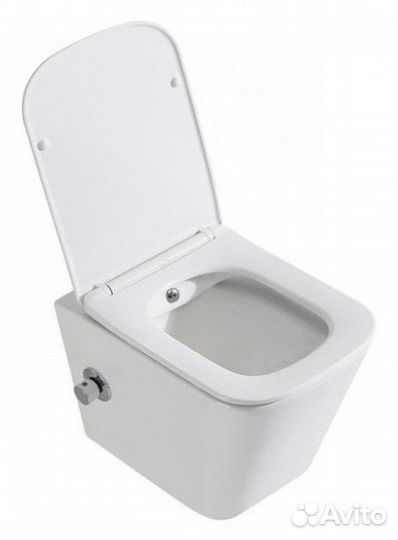 Унитаз подвесной BelBagno Due BB3103CHR-BS/SC с кр