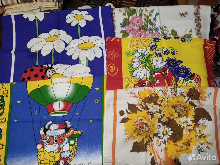 Кухонные полотенца х\б,фартуки,наборы