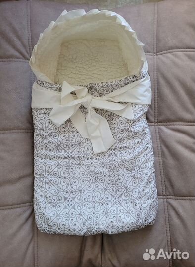 Зимний конверт в коляску