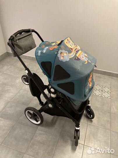 Коляска bugaboo lynx 2 в 1 с аксессуарами, подножк