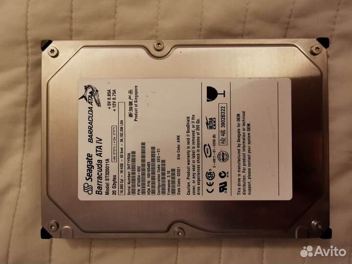 Seagate Barracuda ATA IV ST320011A