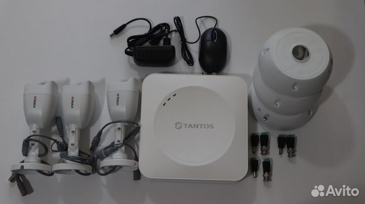 Комплект видеонаблюдения tantos 3 камеры