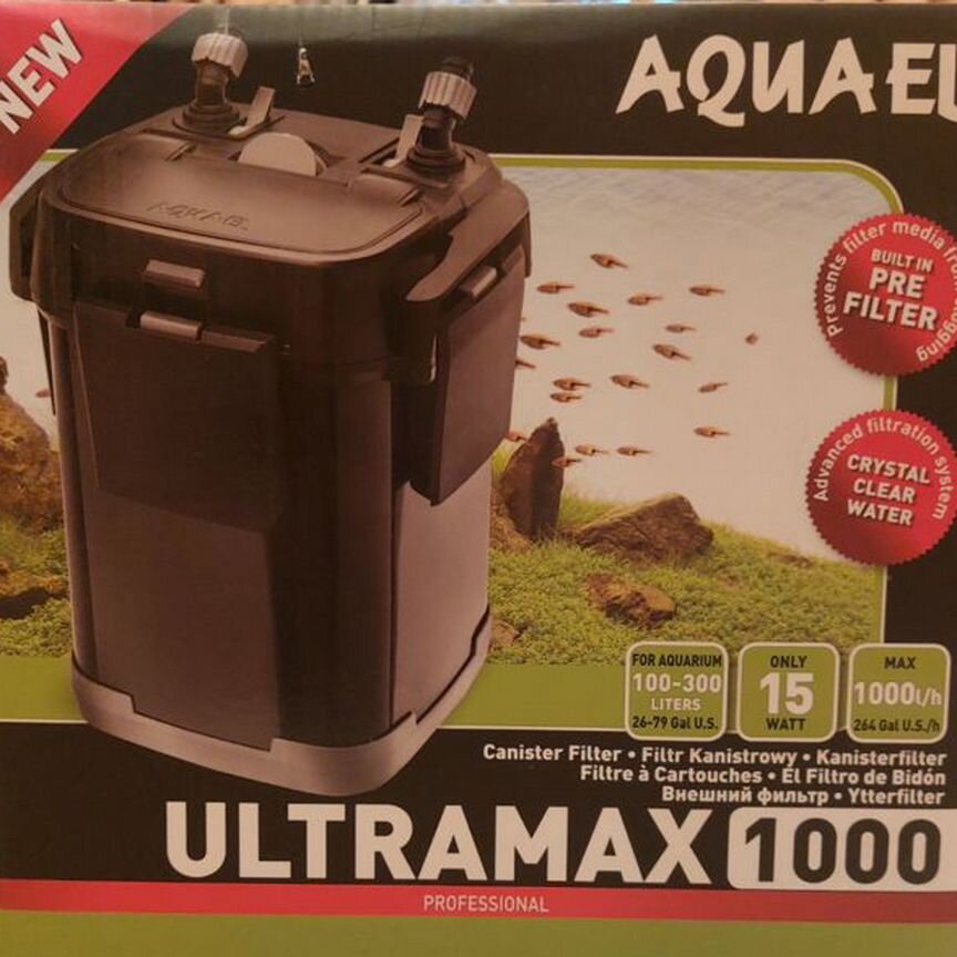 Выносной фильтр для Аквариума Aquael Ultramax 1000