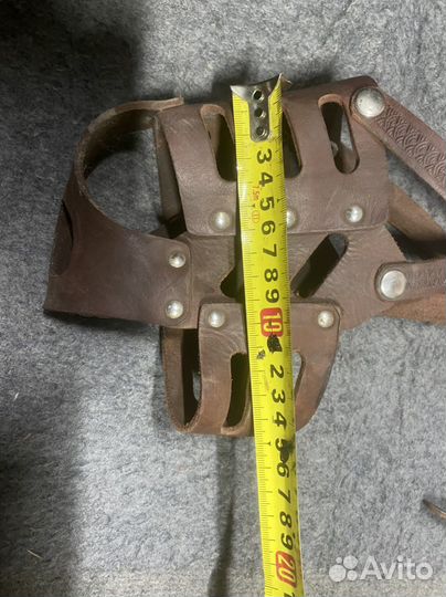 Намордник для большой собаки кожаный