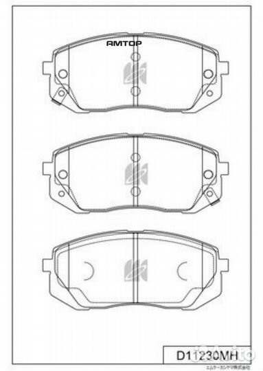 Kashiyama D11230MH Колодки тормозные дисковые Kash