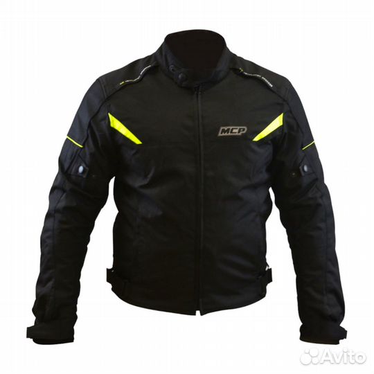 Мотокуртка туристическая MCP Seattle черно-желтая