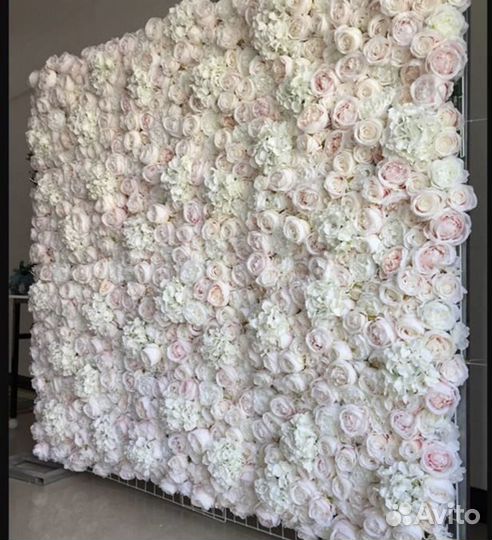 Цветочная стена в аренду фотозона