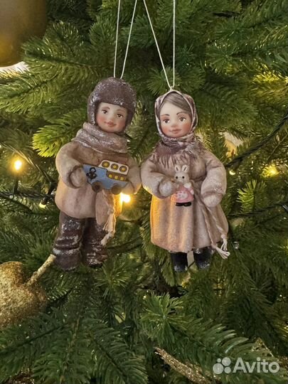 Елочные игрушки из ваты заказ