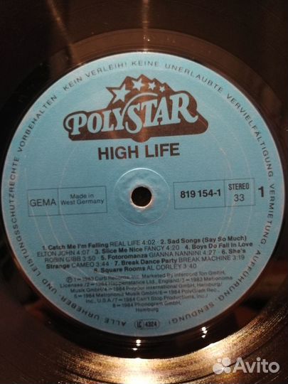 Пластинки - сборники Хитов / Европа