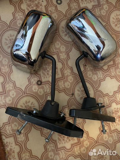 Зеркала боковые про спорт хром